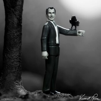 Vincent Price (Ascot, Grayscale) 3 3/4-Inch ReAction Figure