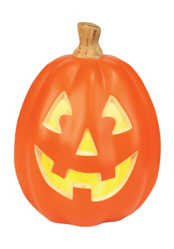 Large Realistic 12" Light Up Pumpkin Decoration