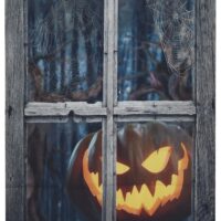 47" Jack O Lantern Window Screen