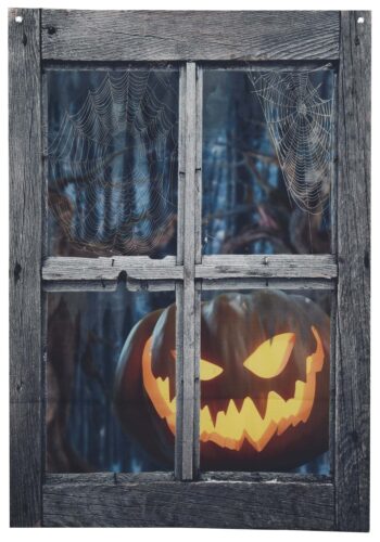 47" Jack O Lantern Window Screen