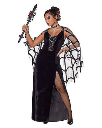 Adult Web of Lies Widow Dress Costume