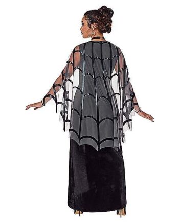 Adult Web of Lies Widow Dress Costume