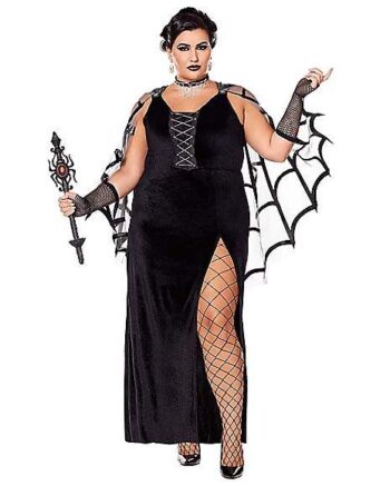 Adult Web of Lies Widow Dress Costume