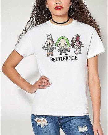 Beetlejuice Chibi Characters T Shirt - Beetlejuice