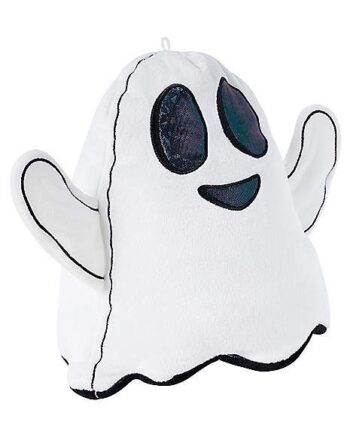 Black and White Reversible Ghost Plush