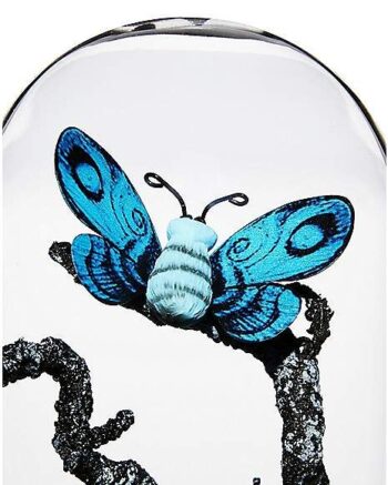 Butterfly Glass Dome Statue - Corpse Bride