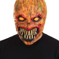 Carnivorous Pumpkin Mask for Adults