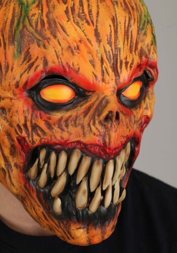 Carnivorous Pumpkin Mask for Adults