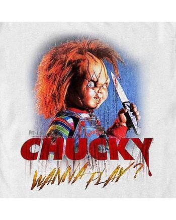 Creepy Wanna Play T Shirt - Chucky