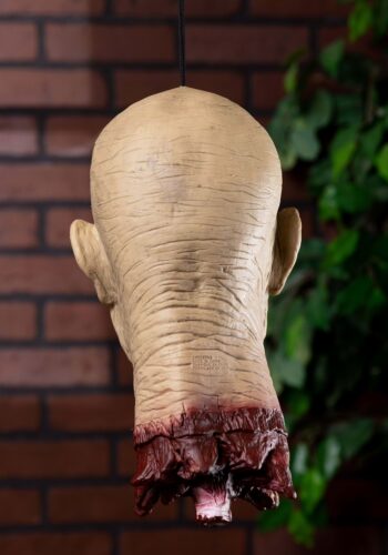 Decapitated Old Man Head Halloween Decoration