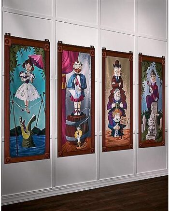 Disney's The Haunted Mansion Decor Panels - 4 Pack