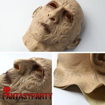 FantasyParty Halloween Novelty Mask Costume Party Latex human Head Mask Old Man Mask realistic mask