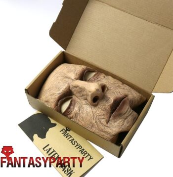 FantasyParty Halloween Novelty Mask Costume Party Latex human Head Mask Old Man Mask realistic mask