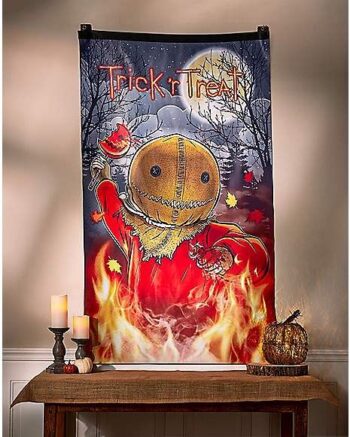 Flaming Sam Flag - Trick 'r Treat