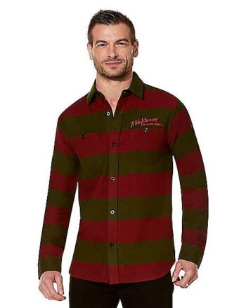 Freddy Krueger Claw Flannel Shirt - A Nightmare on Elm Street