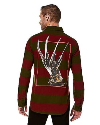 Freddy Krueger Claw Flannel Shirt - A Nightmare on Elm Street