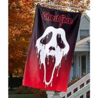 Ghost Face Drip Flag