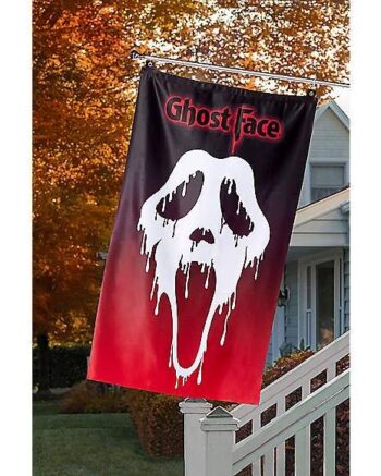 Ghost Face Drip Flag