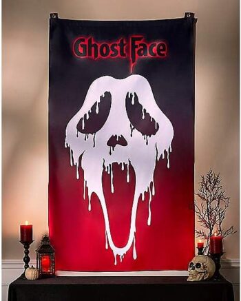 Ghost Face Drip Flag