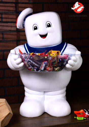 Ghostbusters Stay Puft Marshmallow Man Candy Bowl Holder Decoration