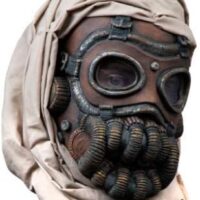 Ghoulish Productions Desert Rider, Russian Gas Mask, Gas Mask & Steampunk Line. Adult Mask One size latex mask