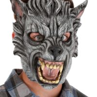 Gray Wolf Mask for Adults