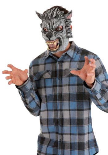 Gray Wolf Mask for Adults