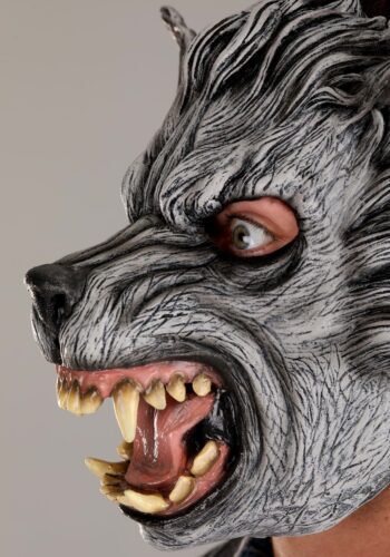 Gray Wolf Mask for Adults