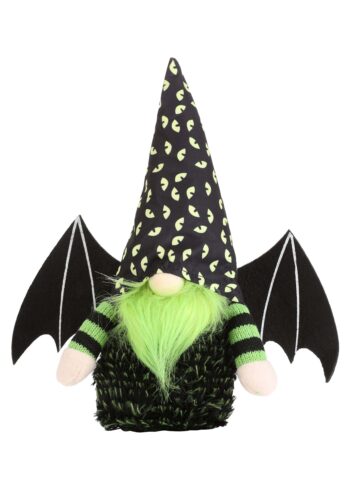 Green Garden Gnome Bat Decoration