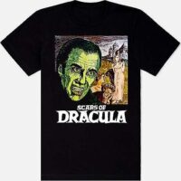 Green Scars of Dracula T Shirt - Hammer House of Horror