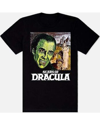 Green Scars of Dracula T Shirt - Hammer House of Horror