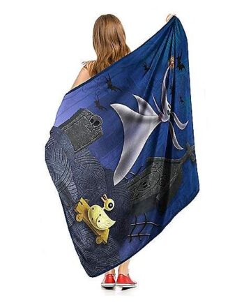 Haunting Zero Fleece Blanket - The Nightmare Before Christmas