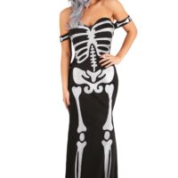 High Fashion Skeleton Costume for Women