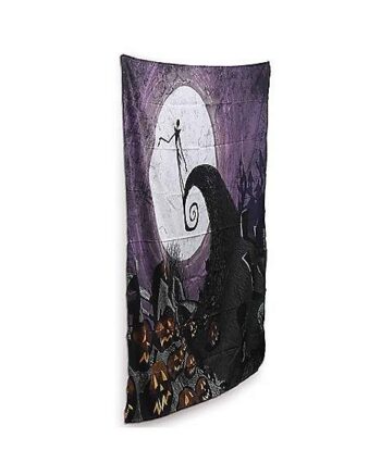 Jack Skellington Silhouette Tapestry - The Nightmare Before Christmas