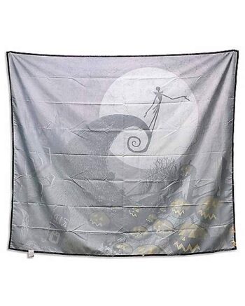 Jack Skellington Silhouette Tapestry - The Nightmare Before Christmas