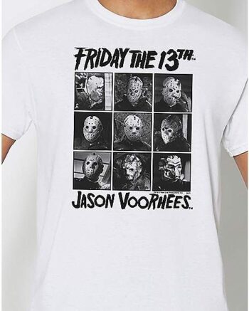 Jason Voorhees Grid T Shirt - Friday the 13th