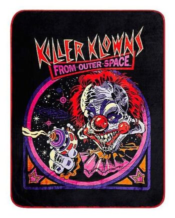 Killer Klowns from Outer Space Retro Fleece Blanket