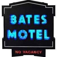 Light-Up Bates Motel Sign