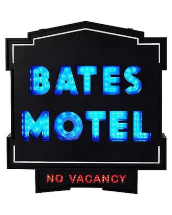 Light-Up Bates Motel Sign