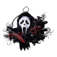 Light-Up Ghost Face ® Slasher Wreath