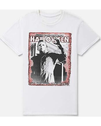 Michael Myers Blood Frame T Shirt - Halloween