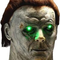 Michael Myers Mask - Halloween Mask For Adults - Led Light Up - Michael Myers Costumes - Scary Halloween Mask