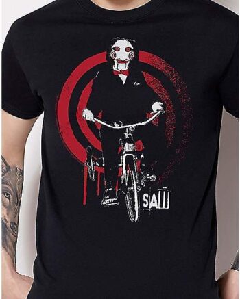 Saw Billy Puppet Bike T Shirt - Saw