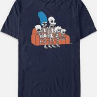 Simpsons Skeleton Family T Shirt - The Simpsons