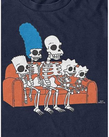 Simpsons Skeleton Family T Shirt - The Simpsons