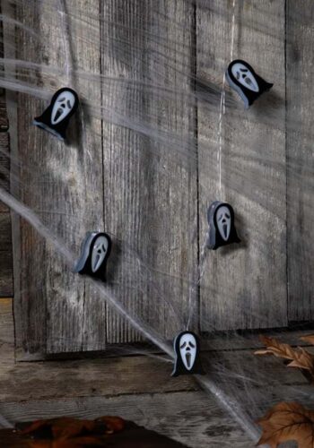 String of 10 Ghost Face Lights Decoration