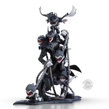 The Batman Who Laughs Black-and-White Q-Master Statue - Entertainment Earth Exclusive