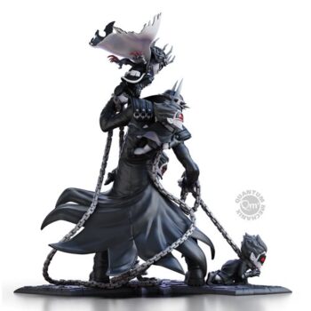 The Batman Who Laughs Black-and-White Q-Master Statue - Entertainment Earth Exclusive