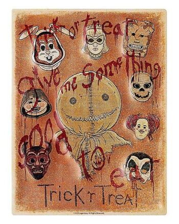 Trick 'r Treat Characters Sign