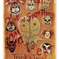 Trick 'r Treat Masks Metal Sign - Trick 'r Treat